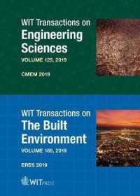 Computational Methods and Experimental Measurements XIX & Earthquake Resistant Engineering Structures XII (Wit Transactions on Engineering Sciences)