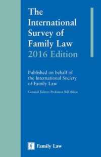 The International Survey of Family Law 2016 (International Survey of Family Law)