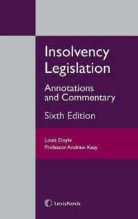 Insolvency Legislation : Annotations and Commentary （6TH）