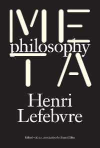 アンリ・ルフェーヴル著／メタ哲学（英訳）<br>Metaphilosophy