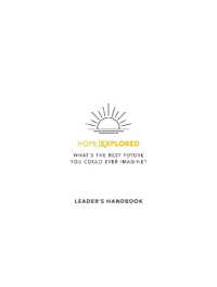 Hope Explored Leader's Handbook : What's the best future you could ever imagine? (Hope Explored)