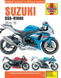 Suzuki GSX-R1000 (09 - 16) Haynes Repair Manual