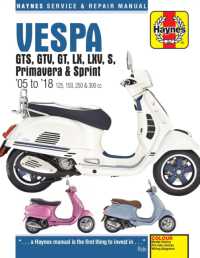 Vespa GTS, GTV, GT, LX, LXV, S, Primavera & Sprint (05 - 18) （3RD）