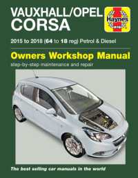 Vauxhall/Opel Corsa Petrol & Diesel (15 - 18) 64 to 18