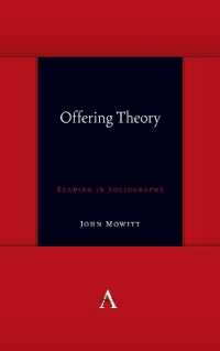 Offering Theory : Reading in Sociography (Anthem symploke Studies in Theory)