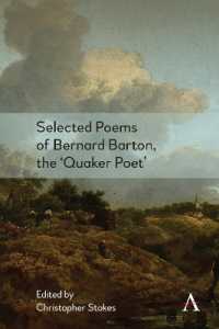 Selected Poems of Bernard Barton, the 'Quaker Poet' (Anthem Nineteenth-century Series)