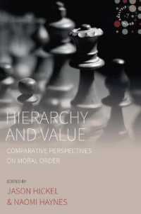 Hierarchy and Value : Comparative Perspectives on Moral Order (Studies in Social Analysis)