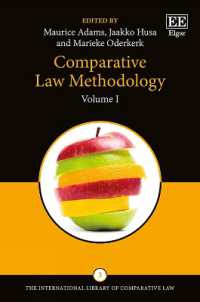 比較法の方法論（全２巻）<br>Comparative Law Methodology (The International Library of Comparative Law series)