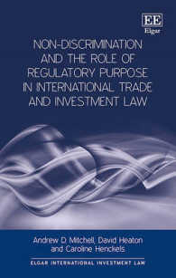 Non-Discrimination and the Role of Regulatory Purpose in International Trade and Investment Law (Elgar International Investment Law series)