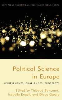 Political Science in Europe : Achievements, Challenges, Prospects