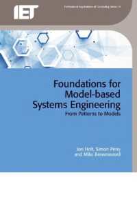 Foundations for Model-based Systems Engineering : From patterns to models (Computing and Networks)