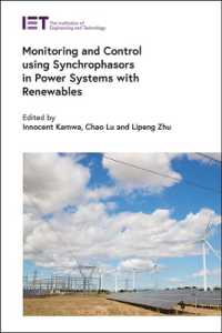 Monitoring and Control using Synchrophasors in Power Systems with Renewables (Energy Engineering)