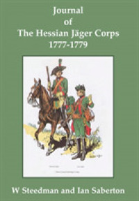 Journal of the Hessian Jager Corps 1777-1779