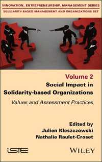 Social Impact in Solidarity-based Organizations : Values and Assessment Practices (Iste Invoiced)