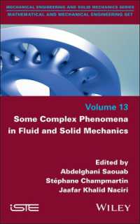 Some Complex Phenomena in Fluid and Solid Mechanics (Iste Consignment)