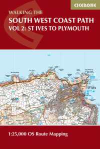 South West Coast Path Map Booklet - Vol 2: St Ives to Plymouth : 1:25,000 OS Route Mapping （2ND）