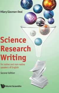 非英語ネイティブのための科学研究論文執筆ガイド（第２版）<br>Science Research Writing: For Native and Non-native Speakers of English （Second）