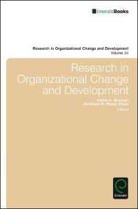 Research in Organizational Change and Development (Research in Organizational Change and Development)