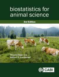 動物科学のための生物統計学（第３版）<br>Biostatistics for Animal Science （3RD）
