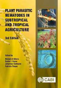 Plant Parasitic Nematodes in Subtropical and Tropical Agriculture （3RD）