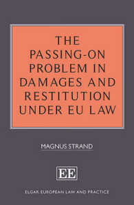 The Passing-On Problem in Damages and Restitution under EU Law (Elgar European Law and Practice series)