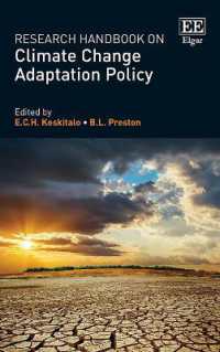 気候変動への適応政策：研究ハンドブック<br>Research Handbook on Climate Change Adaptation Policy