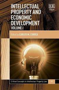 知的所有権と経済発展（全２巻）<br>Intellectual Property and Economic Development (Critical Concepts in Intellectual Property Law series)