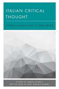 Italian Critical Thought : Genealogies and Categories
