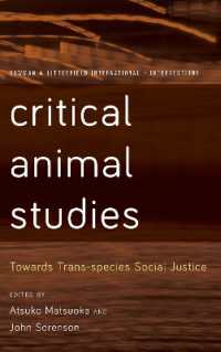 Critical Animal Studies : Towards Trans-species Social Justice