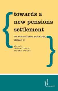 Towards a New Pensions Settlement : The International Experience