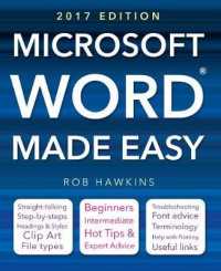 Microsoft Word Made Easy (2017 edition) (Made Easy) -- Paperback / softback （2017 ed.）