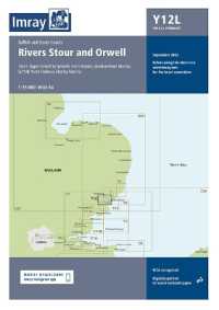 Imray Chart Y12 Laminated : Rivers Stour and Orwell (Y Series)