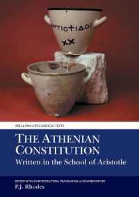 The Athenian Constitution Written in the School of Aristotle (Aris & Phillips Classical Texts)