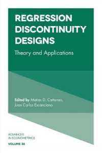 Regression Discontinuity Designs : Theory and Applications (Advances in Econometrics)