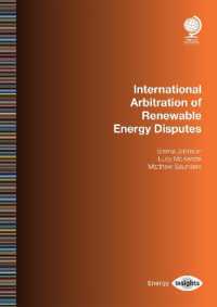 International Arbitration of Renewable Energy Disputes