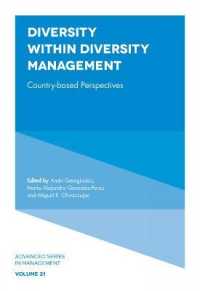 多様性管理の多様性：国別の視点<br>Diversity within Diversity Management : Country-Based Perspectives (Advanced Series in Management)