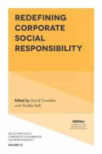 CSRの再定義<br>Redefining Corporate Social Responsibility (Developments in Corporate Governance and Responsibility)
