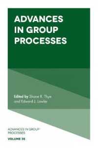 Advances in Group Processes (Advances in Group Processes)