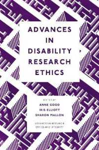 Advances in Disability Research Ethics (Advances in Research Ethics and Integrity)