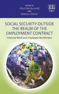 雇用契約の枠外の労働者に対する社会保障<br>Social Security Outside the Realm of the Employment Contract : Informal Work and Employee-like Workers