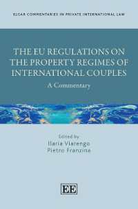 The EU Regulations on the Property Regimes of International Couples : A Commentary (Elgar Commentaries in Private International Law series)