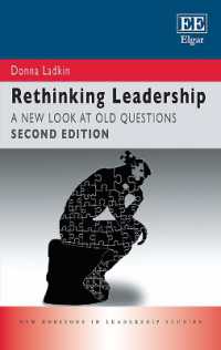 リーダーシップの再考（第２版）<br>Rethinking Leadership : A New Look at Old Questions: Second Edition (New Horizons in Leadership Studies series) （2ND）