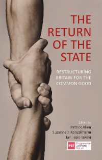 The Return of the State : Restructuring Britain for the Common Good