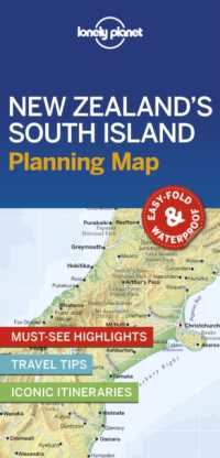 Lonely Planet New Zealand's South Island Planning Map (Map)