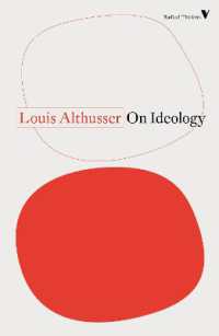 アルチュセール『イデオロギー』（英訳）<br>On Ideology (Radical Thinkers Set 18)