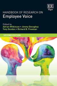 労働者の声：研究ハンドブック（第２版）<br>Handbook of Research on Employee Voice (Research Handbooks in Business and Management series) （2ND）