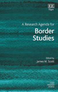 境界研究のアジェンダ<br>A Research Agenda for Border Studies (Elgar Research Agendas)