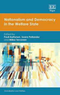 福祉国家におけるナショナリズムと民主主義<br>Nationalism and Democracy in the Welfare State (Globalization and Welfare series)