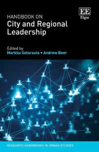 都市・地域リーダーシップ・ハンドブック<br>Handbook on City and Regional Leadership (Research Handbooks in Urban Studies series)