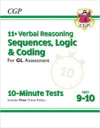 11+ GL 10-Minute Tests: Verbal Reasoning Sequences, Logic & Coding - Ages 9-10 (with Onl Ed)